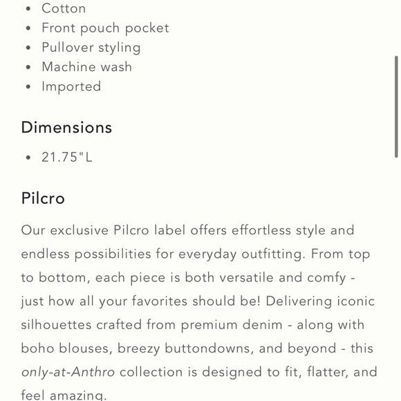 Anthropologie Pilcro Fabric Mix Hoodie - Picture 8 of 12